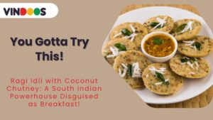 Ragi Idli with Coconut Chutney